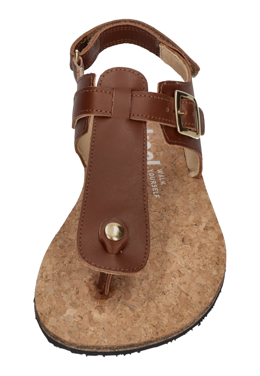 KOEL Damen Barefoot Sandalen ARIANA cognac