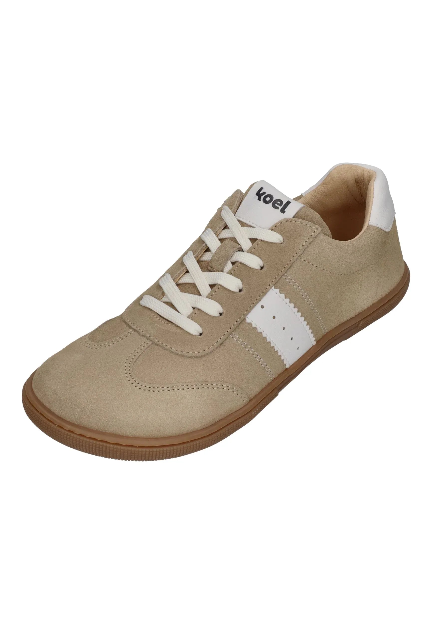 KOEL Damen Barefoot Sneakers FRANCIE II SUEDE 3.0 beige - Shoedeal