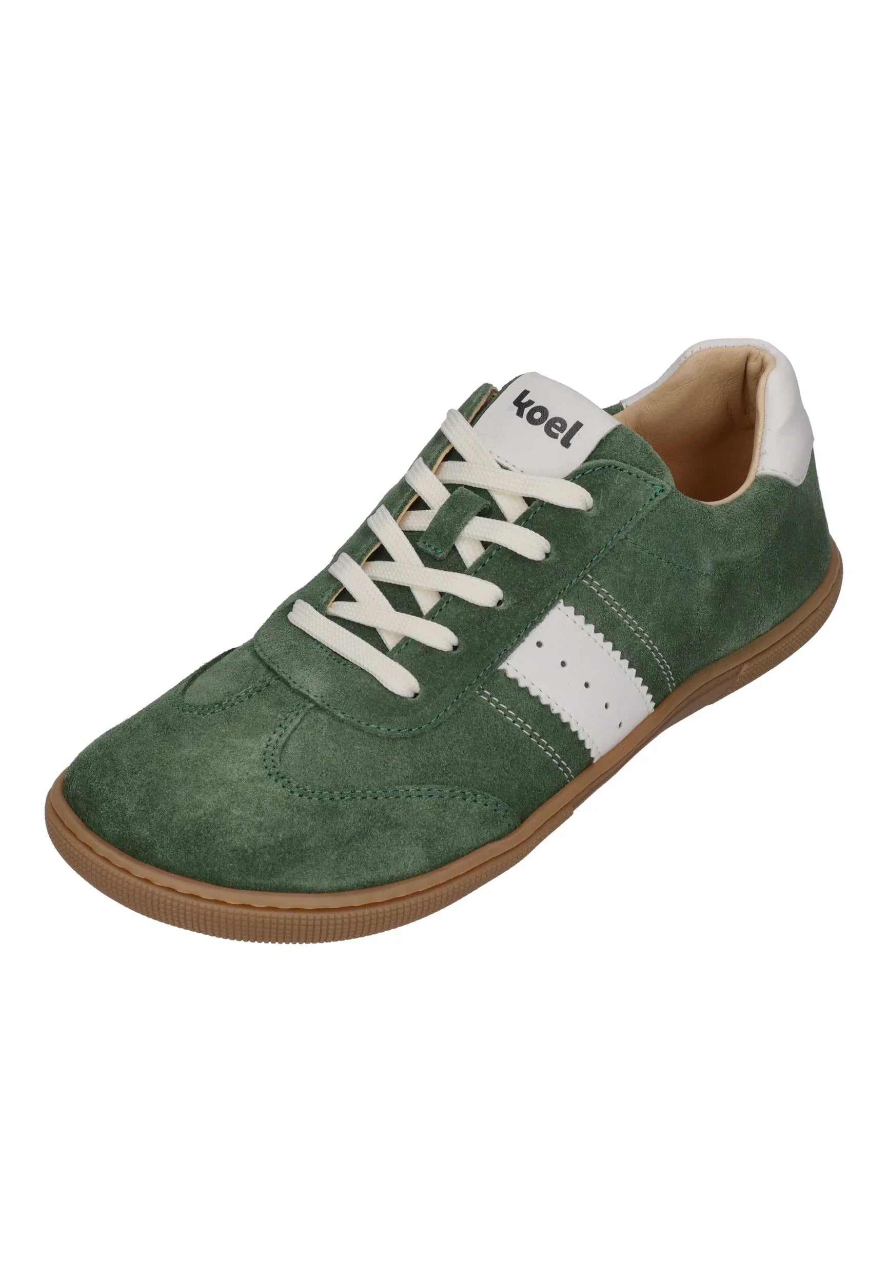 KOEL Damen Barefoot Sneakers FRANCIE II SUEDE 3.0 khaki - Shoedeal