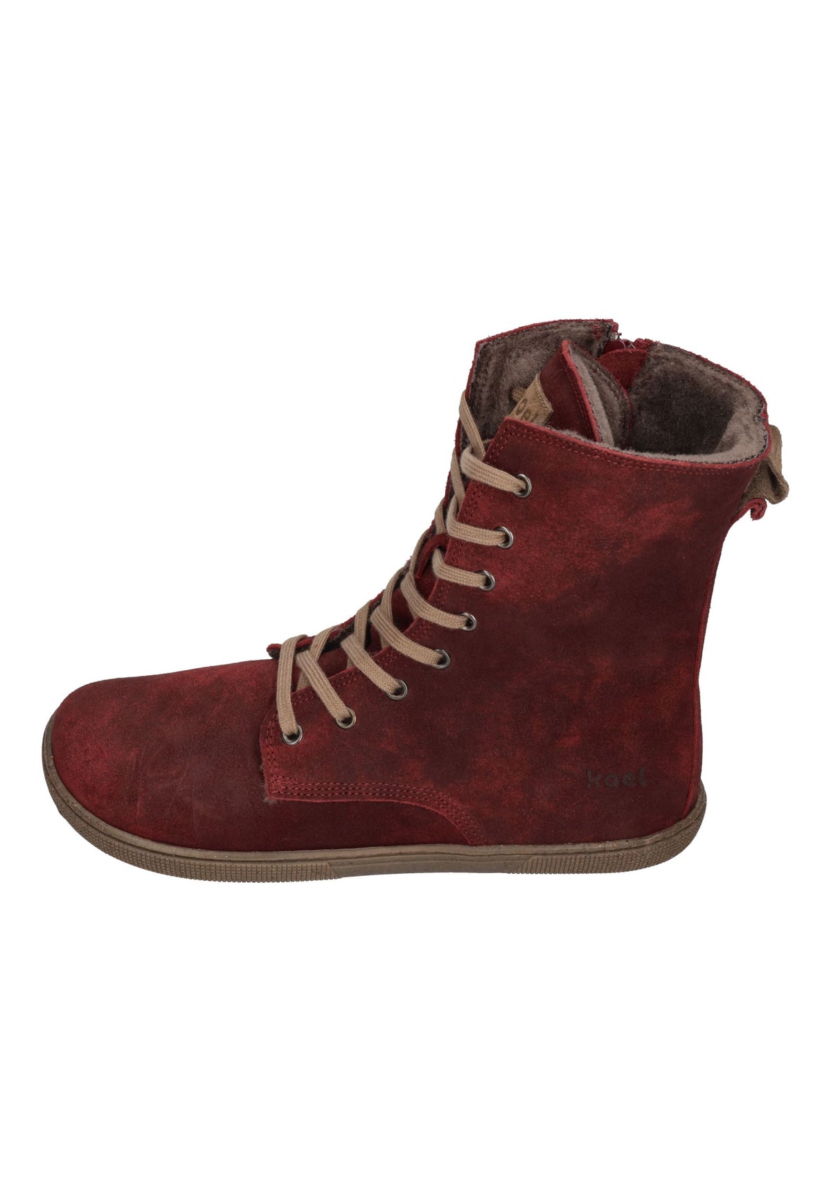 KOEL Damen Barefoot Winter Booties FARO CLOUD WOOL bordo