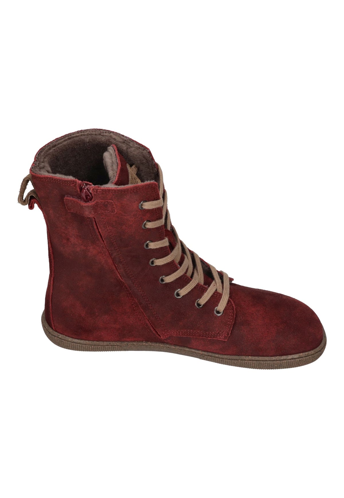 KOEL Damen Barefoot Winter Booties FARO CLOUD WOOL bordo