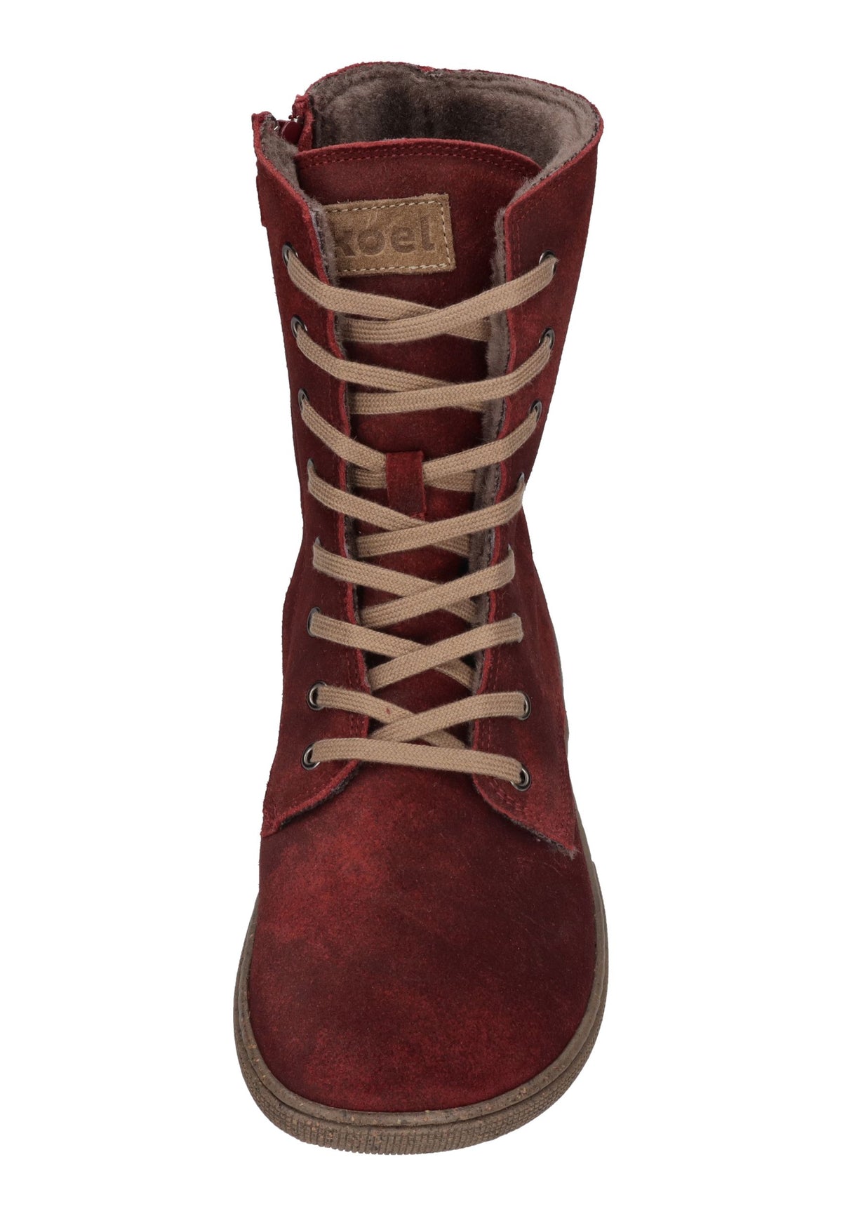 KOEL Damen Barefoot Winter Booties FARO CLOUD WOOL bordo