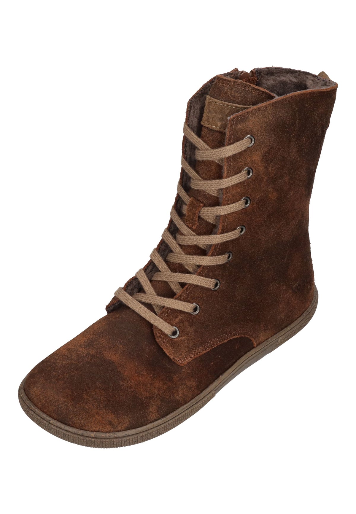 KOEL Damen Barefoot Winter Booties FARO CLOUD WOOL cognac