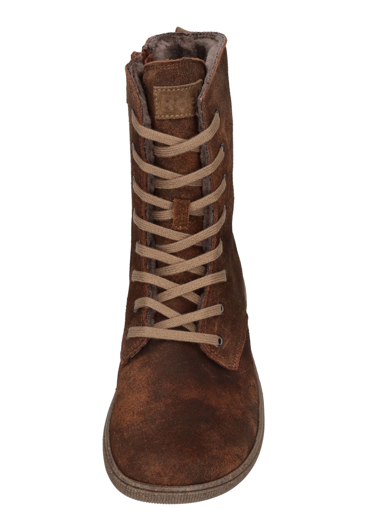 KOEL Damen Barefoot Winter Booties FARO CLOUD WOOL cognac