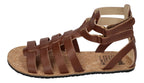 KOEL Damen Barfuß Sandale AURELIA NAPPA cognac