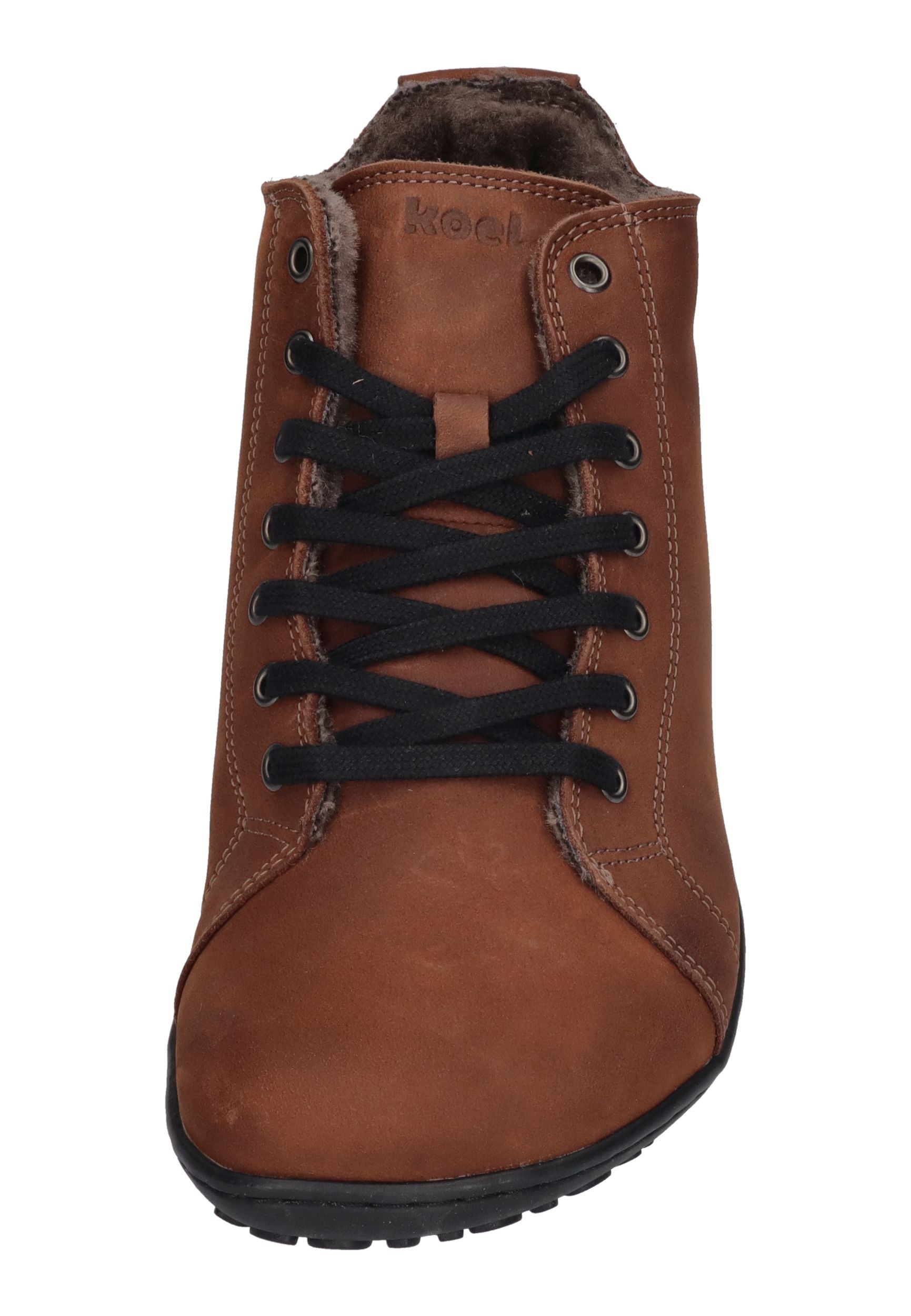 KOEL Damen Barfuß Winter Booties IVONE LAMBWOOL chocolate