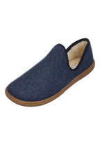 KOEL Damen Barfußschuhe Hausschuhe MERINO - blue