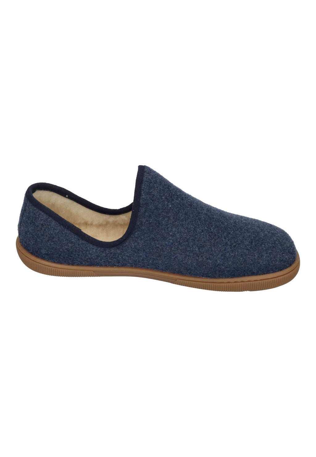 KOEL Damen Barfußschuhe Hausschuhe MERINO - blue