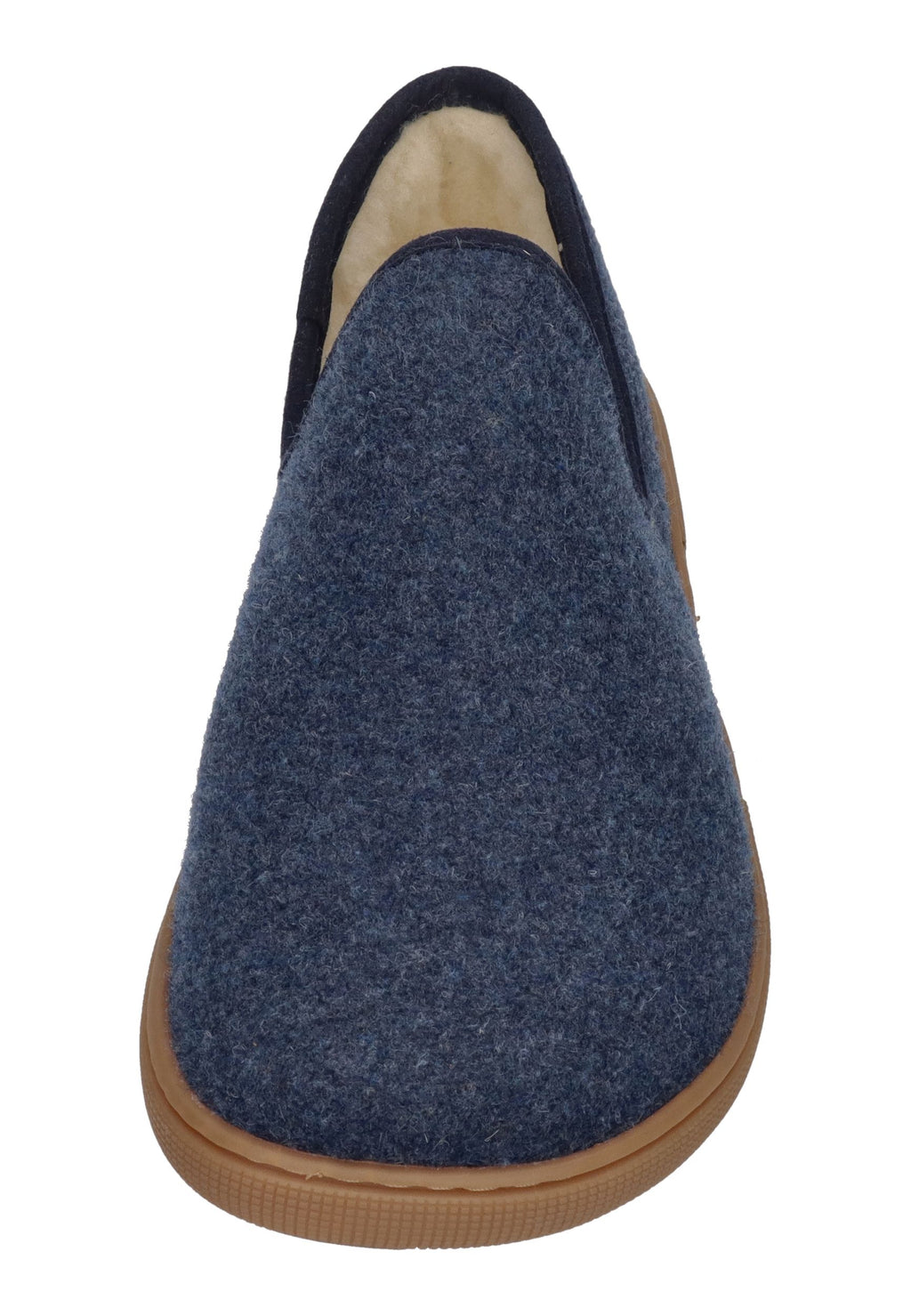 KOEL Damen Barfußschuhe Hausschuhe MERINO - blue