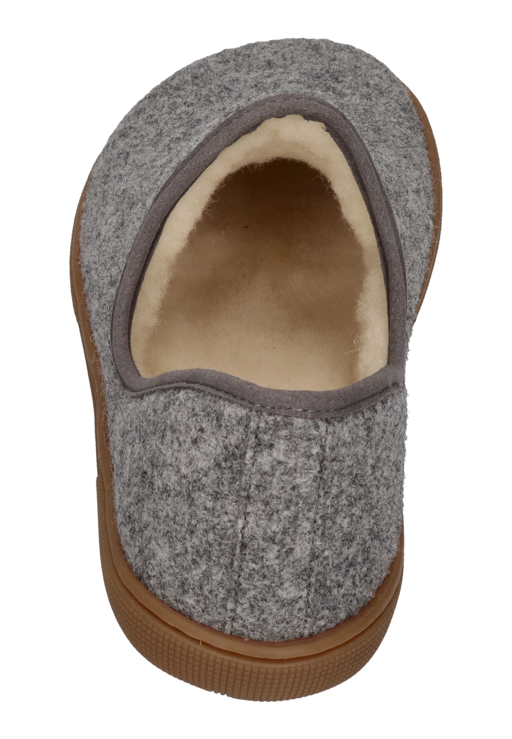 KOEL Damen Barfußschuhe Hausschuhe MERINO - grey