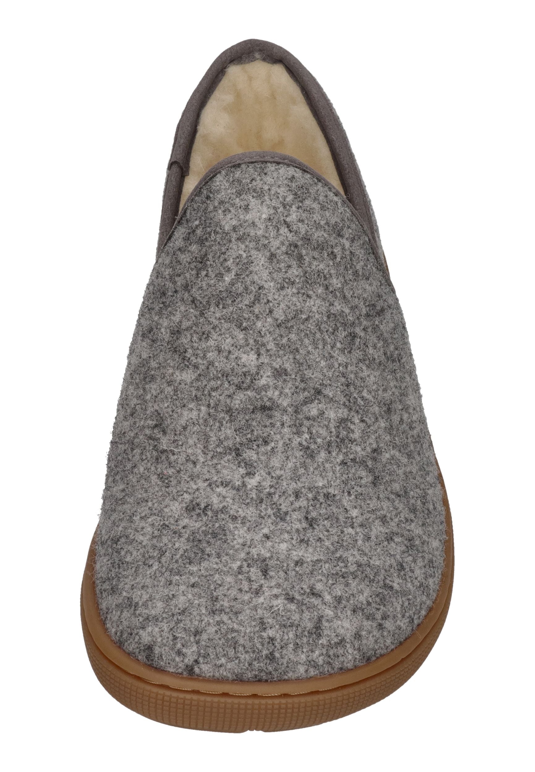 KOEL Damen Barfußschuhe Hausschuhe MERINO - grey