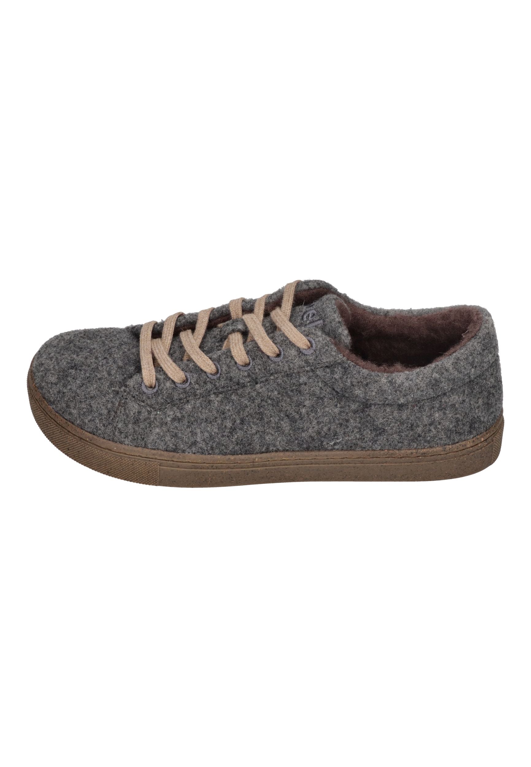 KOEL Damen Barfußschuhe Sneakers HOVIAN WOOL dark grey