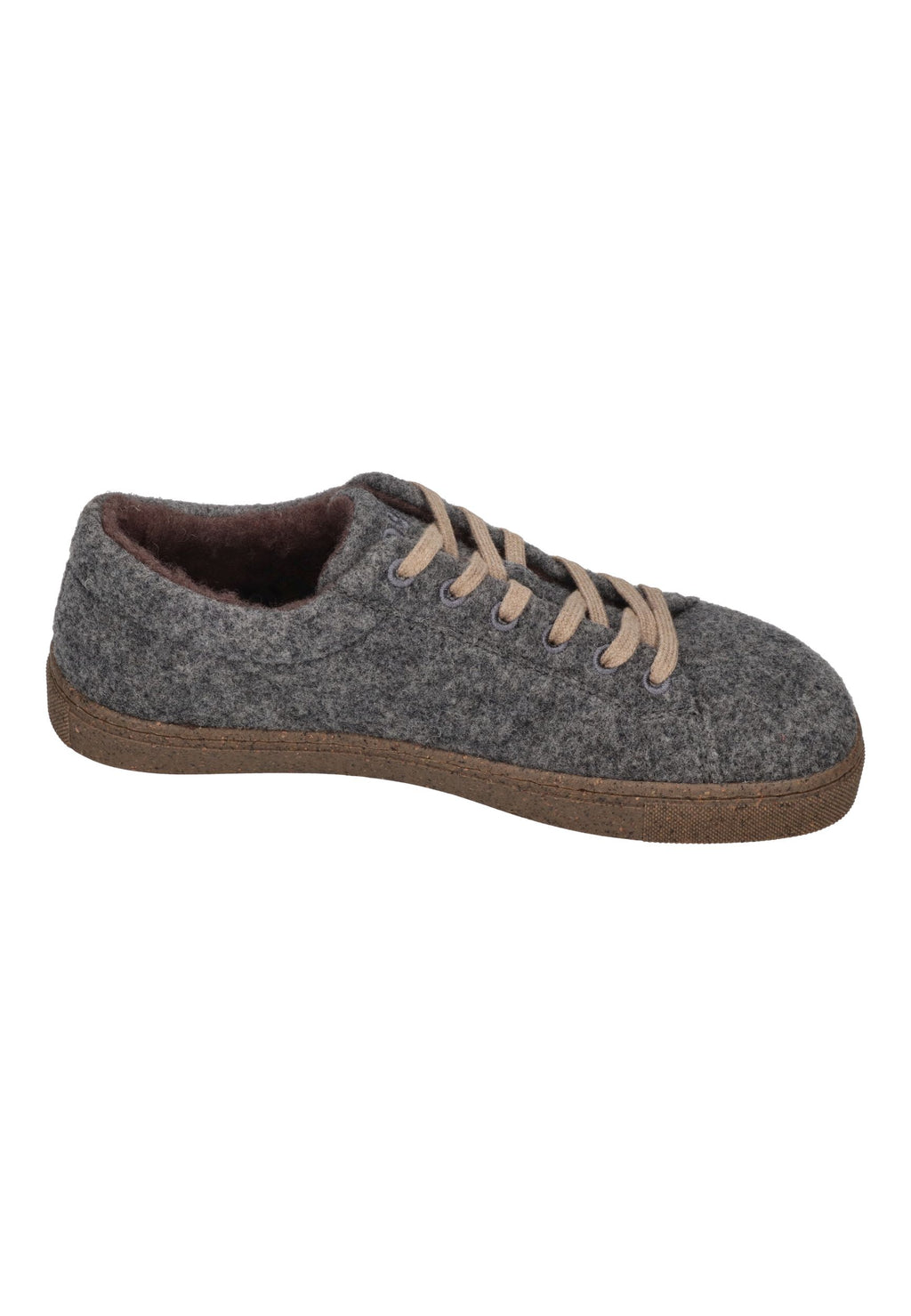 KOEL Damen Barfußschuhe Sneakers HOVIAN WOOL dark grey