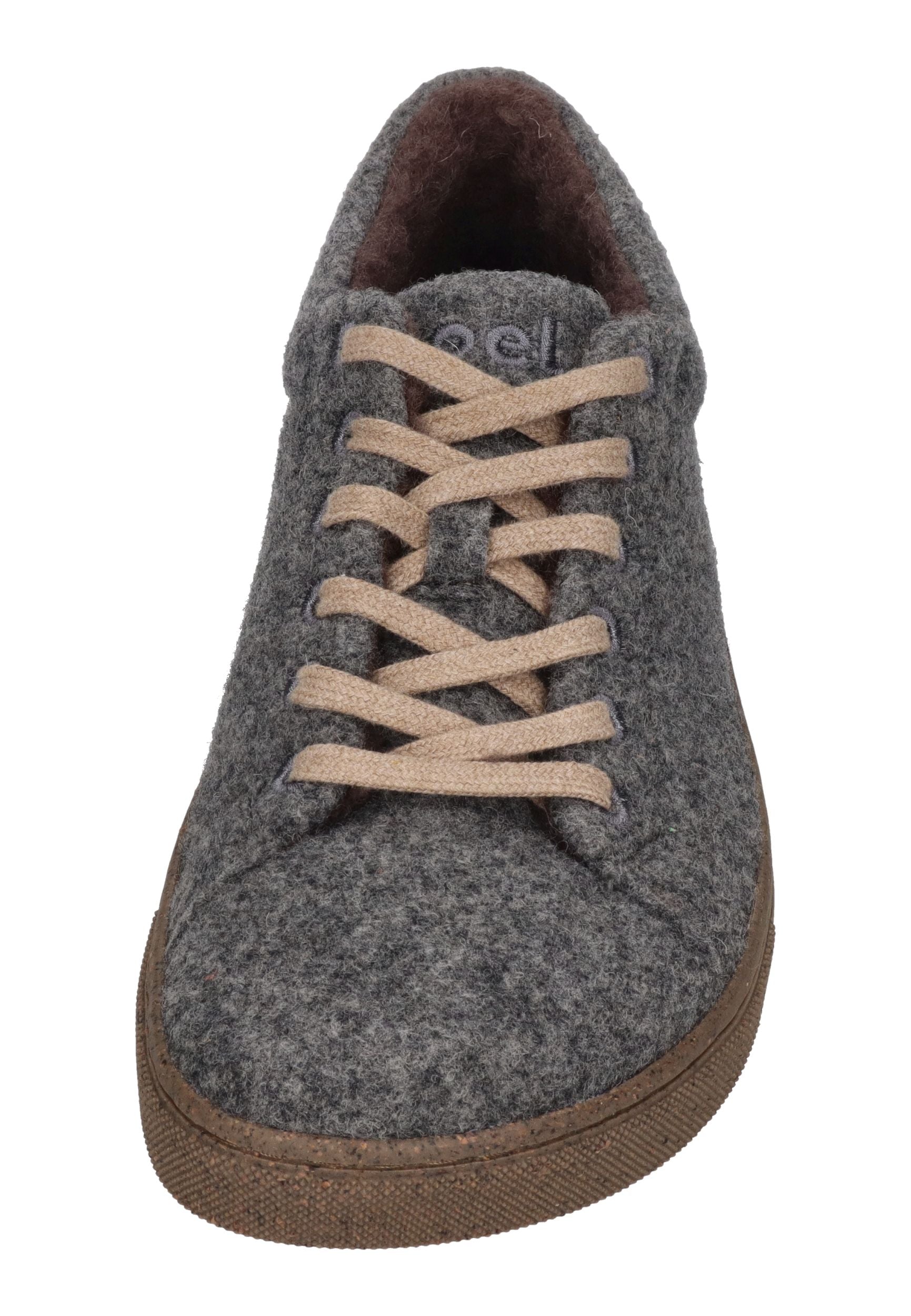 KOEL Damen Barfußschuhe Sneakers HOVIAN WOOL dark grey