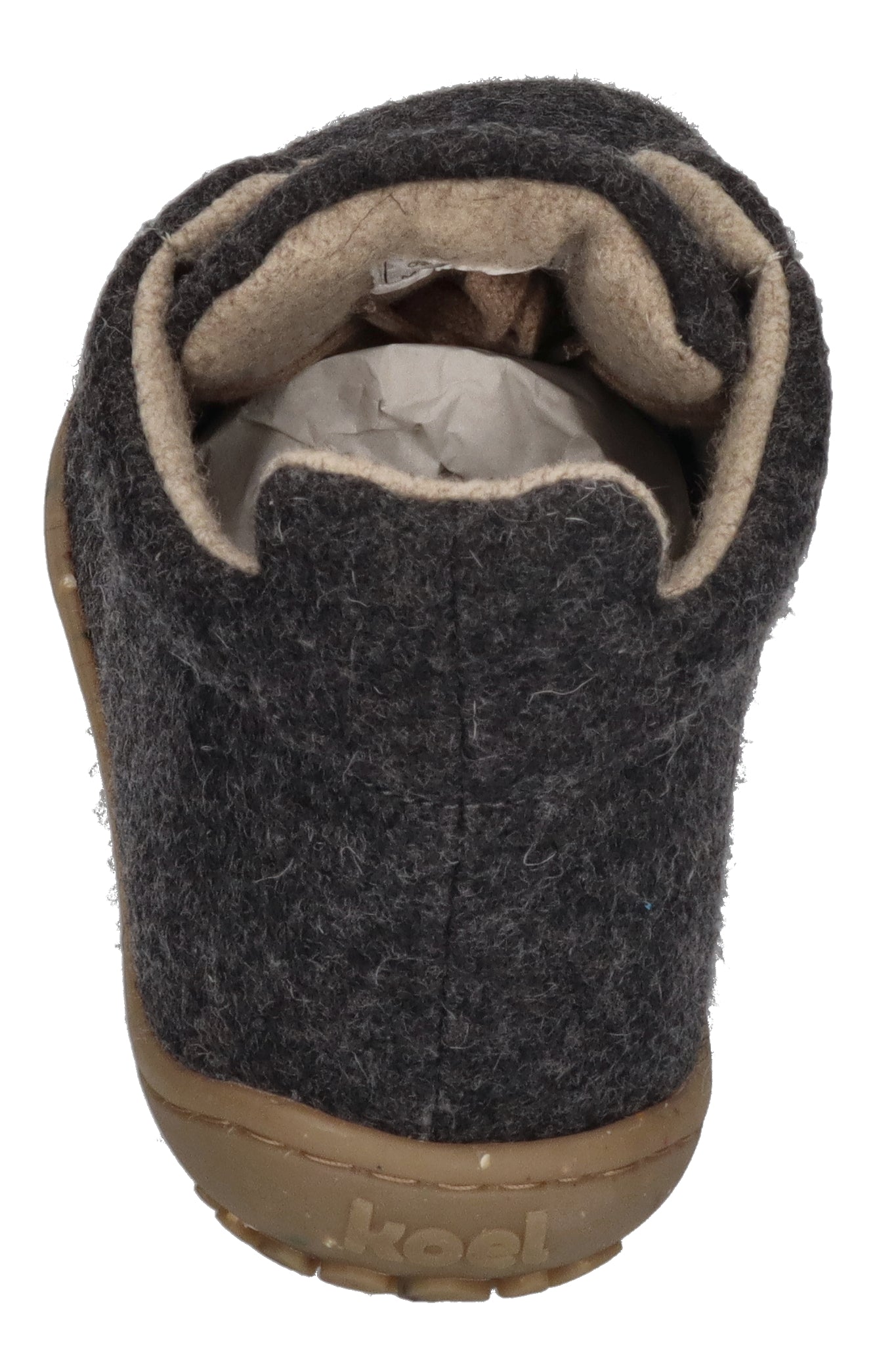KOEL Damen Barfußschuhe Sneakers INA ECO MERINO dark grey