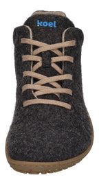 KOEL Damen Barfußschuhe Sneakers INA ECO MERINO dark grey