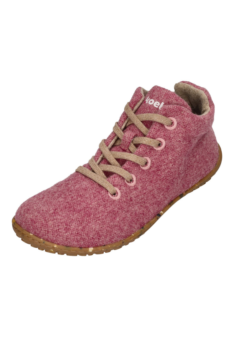 KOEL Damen Barfußschuhe Sneakers INA ECO MERINO pink