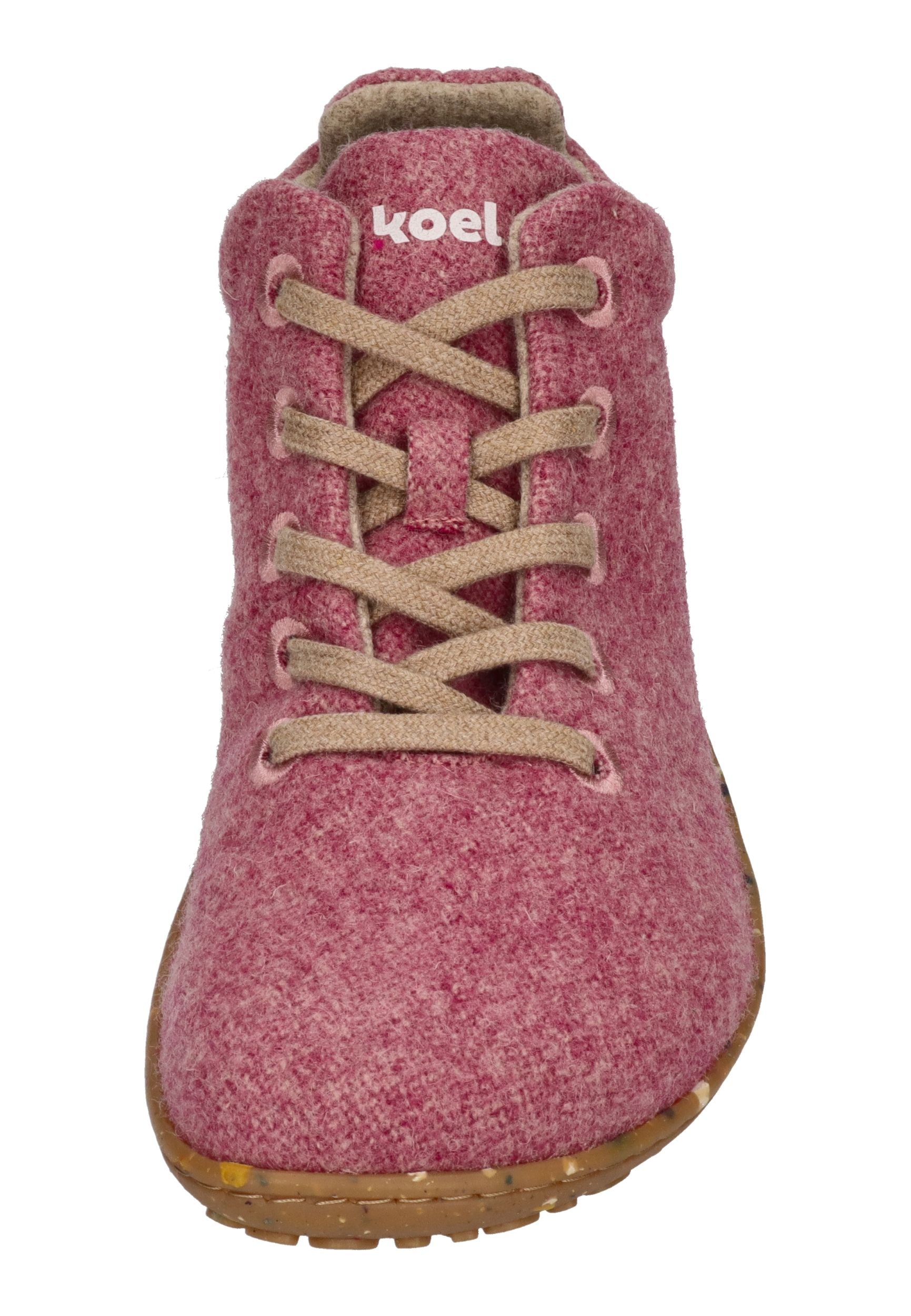 KOEL Damen Barfußschuhe Sneakers INA ECO MERINO pink