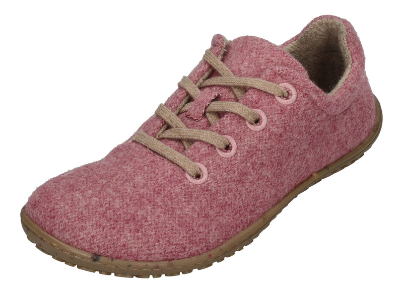 KOEL Damen Barfußschuhe Sneakers INES ECO MERINO - pink