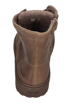 KOEL Damen gefütterte Barefoot Schnürboots GALYON FELT taupe
