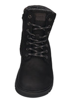 KOEL Damen gefütterte Barefoot Schnürboots GRAVON FELT black