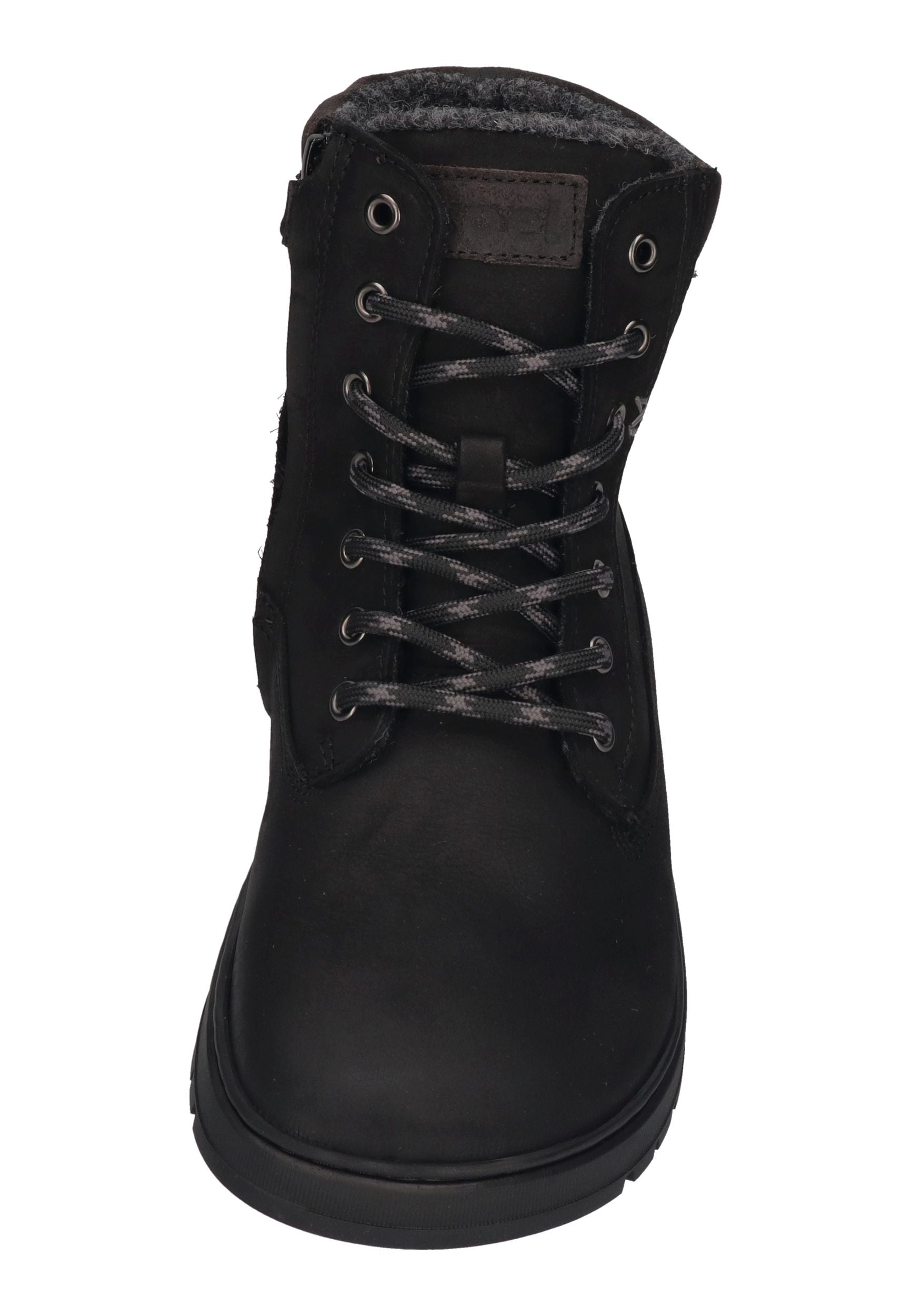 KOEL Damen gefütterte Barefoot Schnürboots GRAVON FELT black
