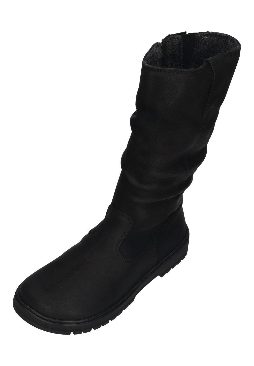 KOEL Damen gefütterte Barefoot Stiefel GLYRA FELT black