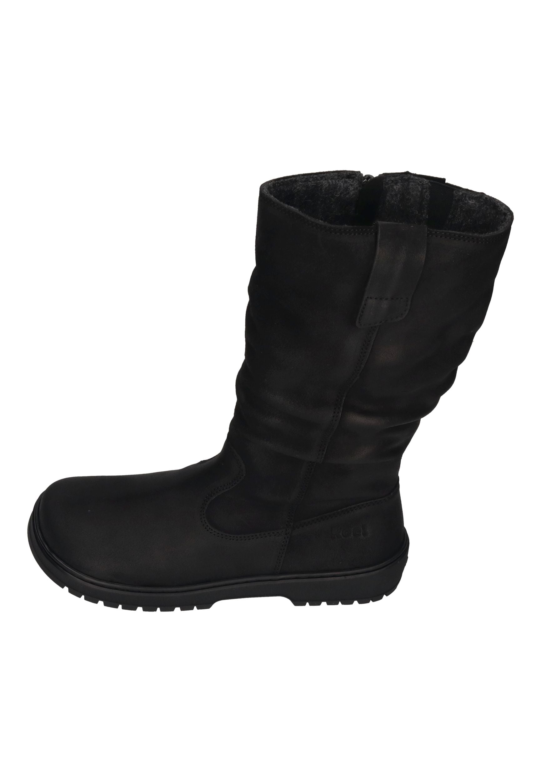 KOEL Damen gefütterte Barefoot Stiefel GLYRA FELT black