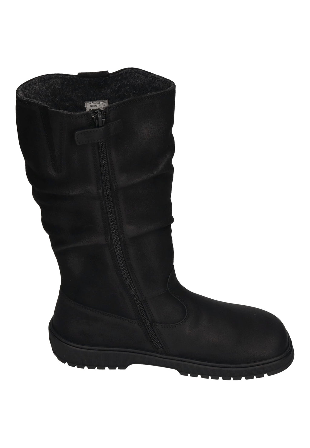 KOEL Damen gefütterte Barefoot Stiefel GLYRA FELT black