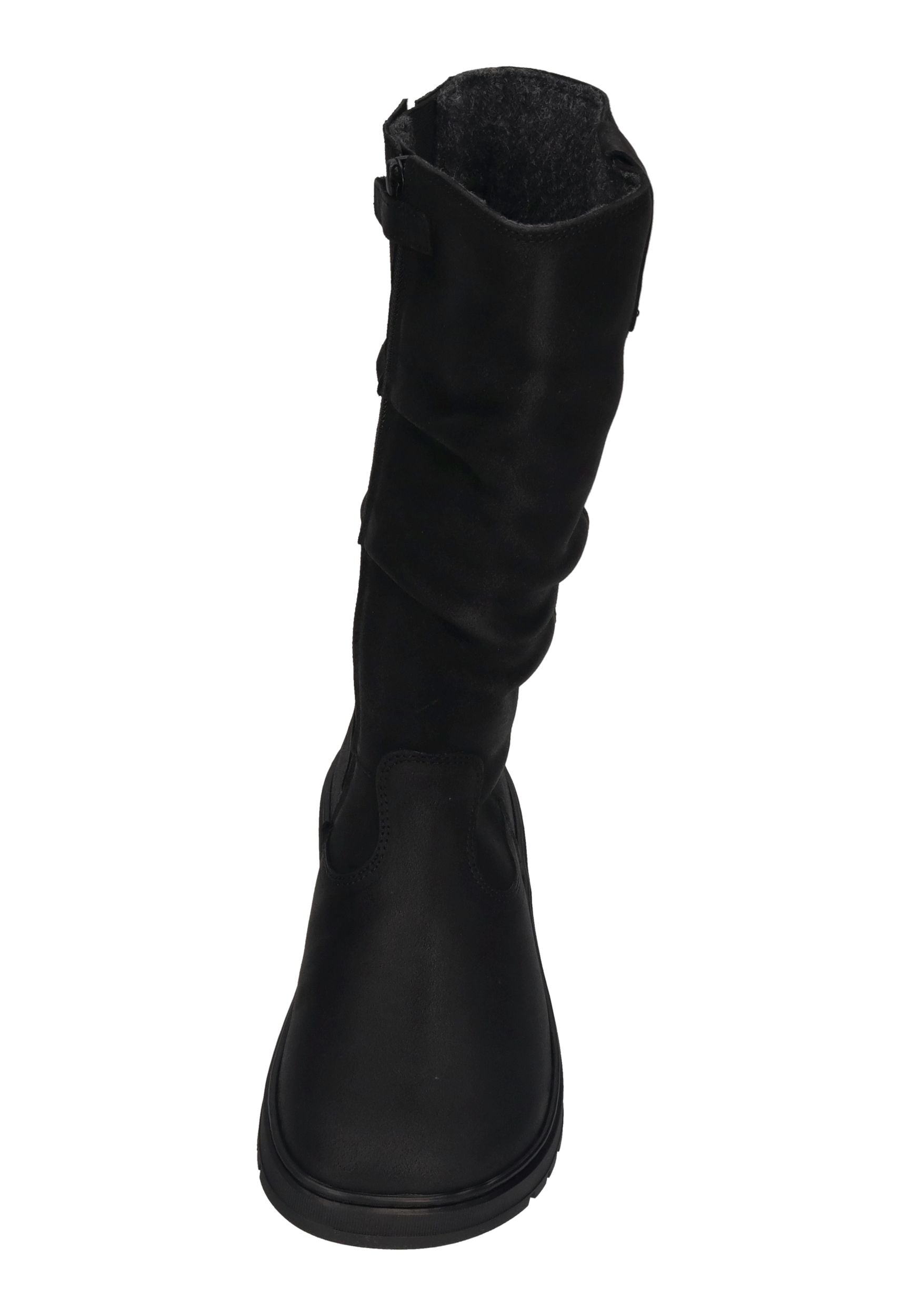KOEL Damen gefütterte Barefoot Stiefel GLYRA FELT black