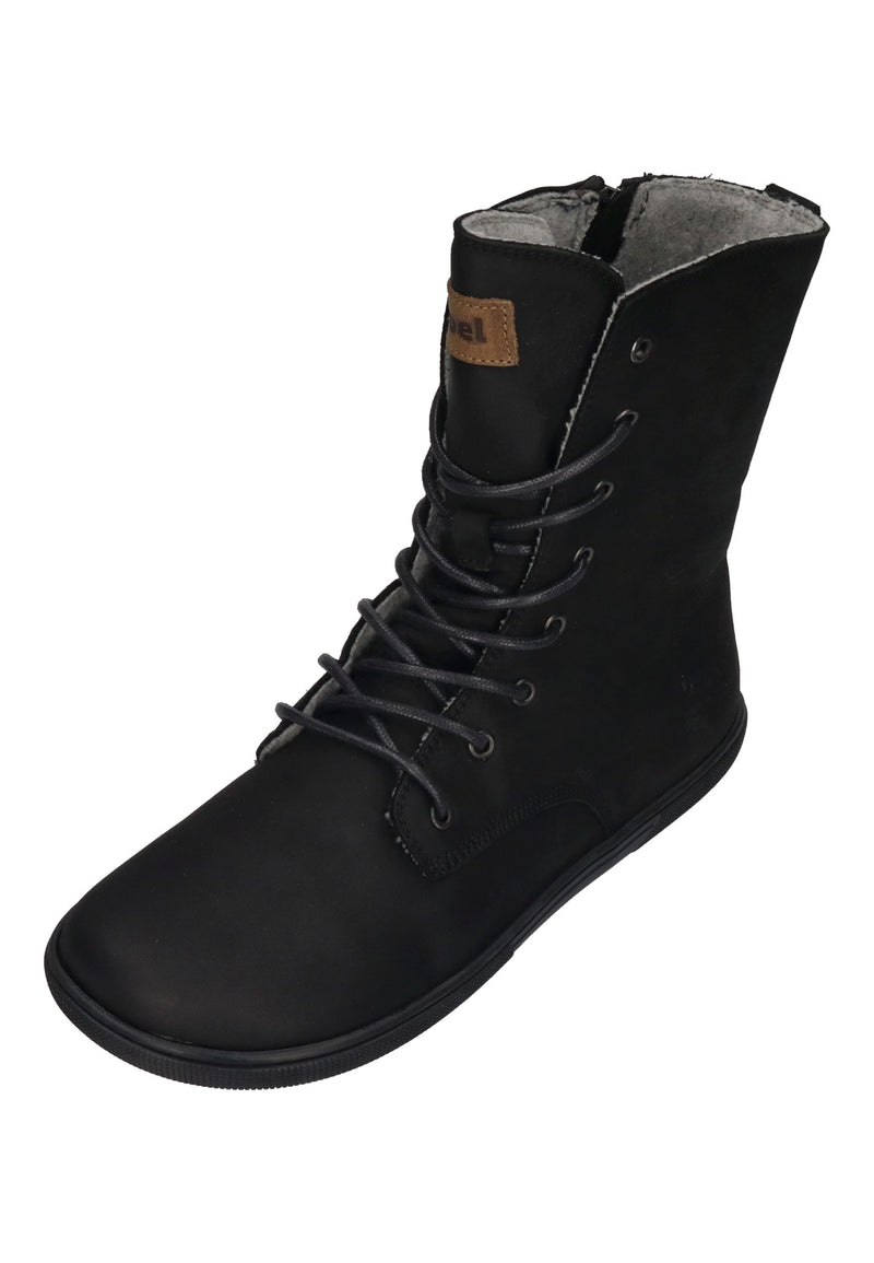 KOEL Damenschuhe Barefoot Booties FARO MERINO black