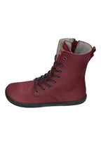 KOEL Damenschuhe Barefoot Booties FARO MERINO bordo