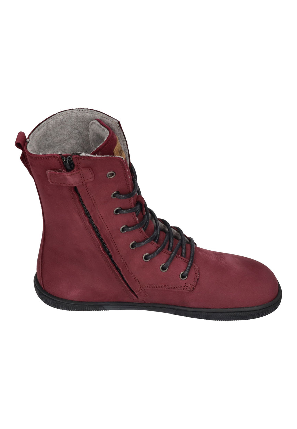 KOEL Damenschuhe Barefoot Booties FARO MERINO bordo