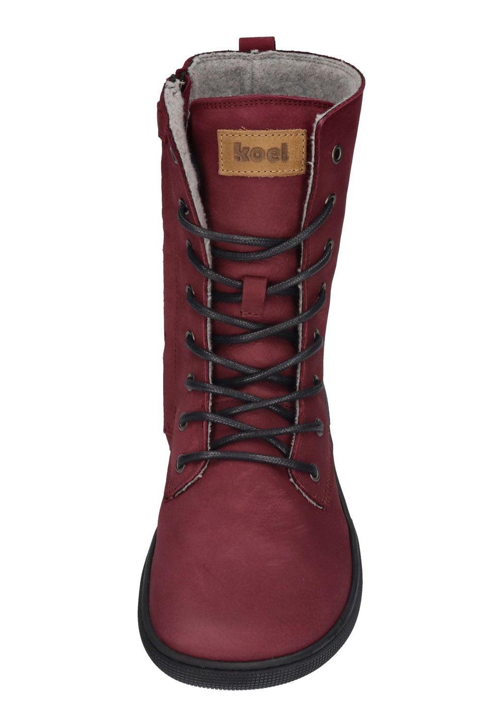 KOEL Damenschuhe Barefoot Booties FARO MERINO bordo