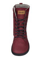 KOEL Damenschuhe Barefoot Booties FARO MERINO bordo