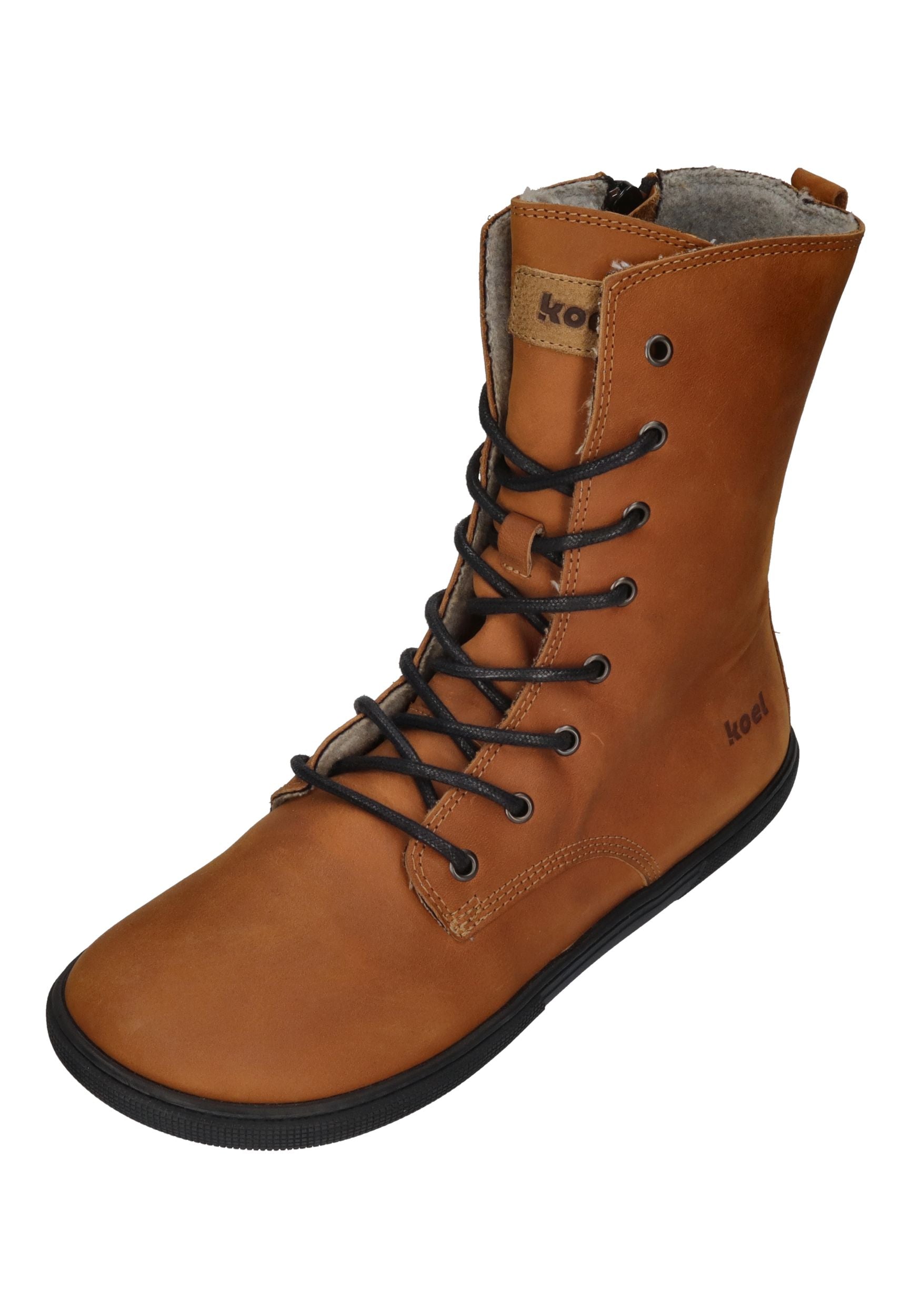 KOEL Damenschuhe Barefoot Booties FARO MERINO miel