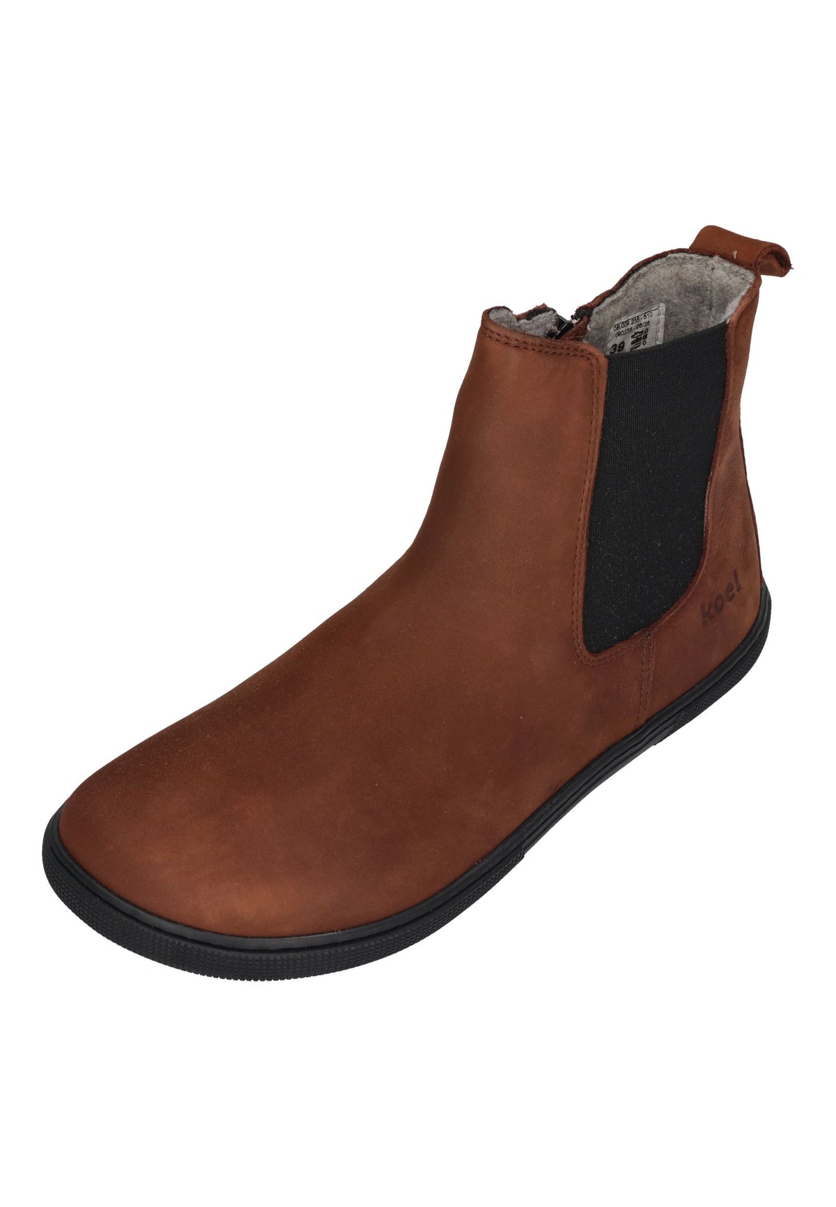 KOEL Damenschuhe - Barefoot Booties FILAS MERINO chocolate