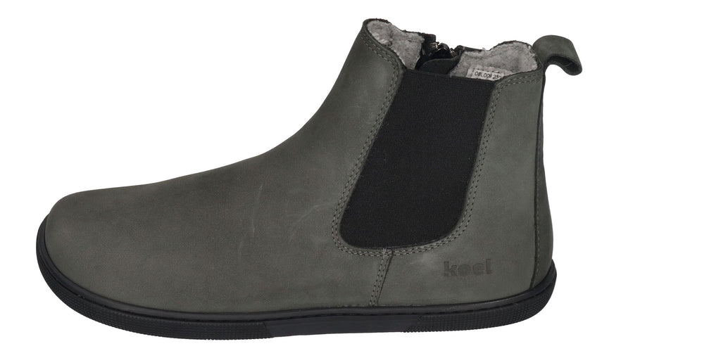 KOEL Damenschuhe - Barefoot Booties FILAS MERINO dark grey