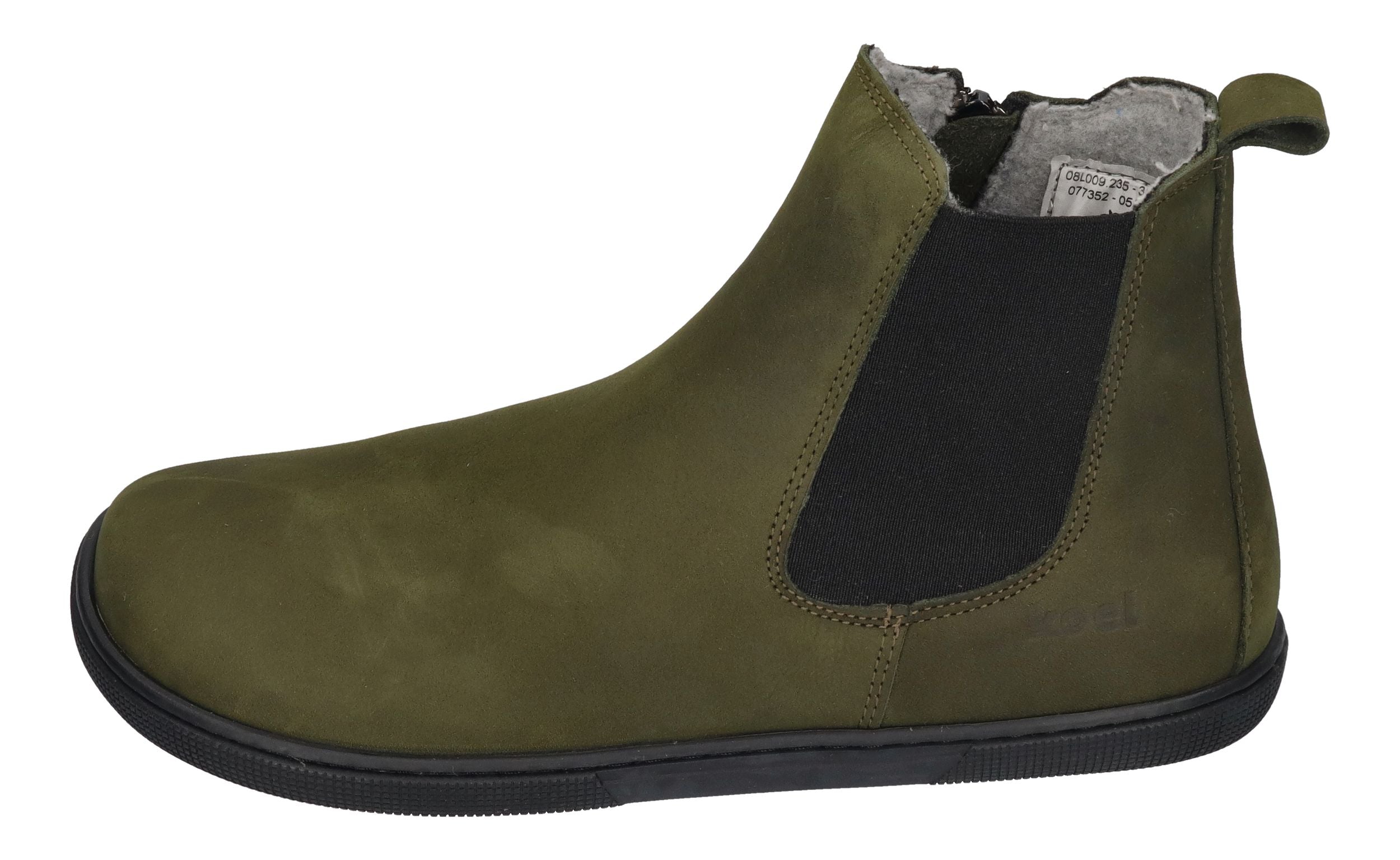 KOEL Damenschuhe - Barefoot Booties FILAS MERINO khaki