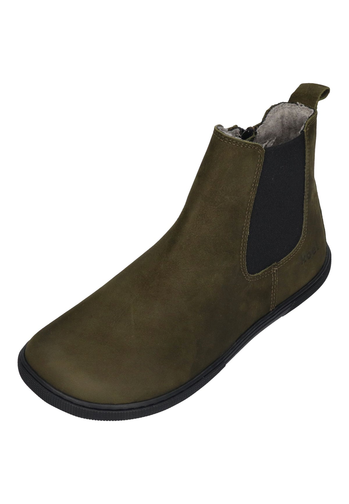 KOEL Damenschuhe - Barefoot Booties FILAS MERINO khaki