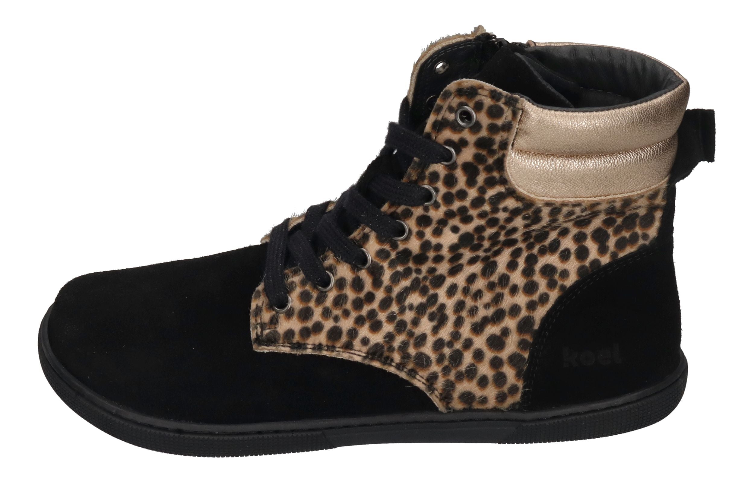 KOEL Damenschuhe - Barefoot Booties FLORENCE FANTASY - black gold