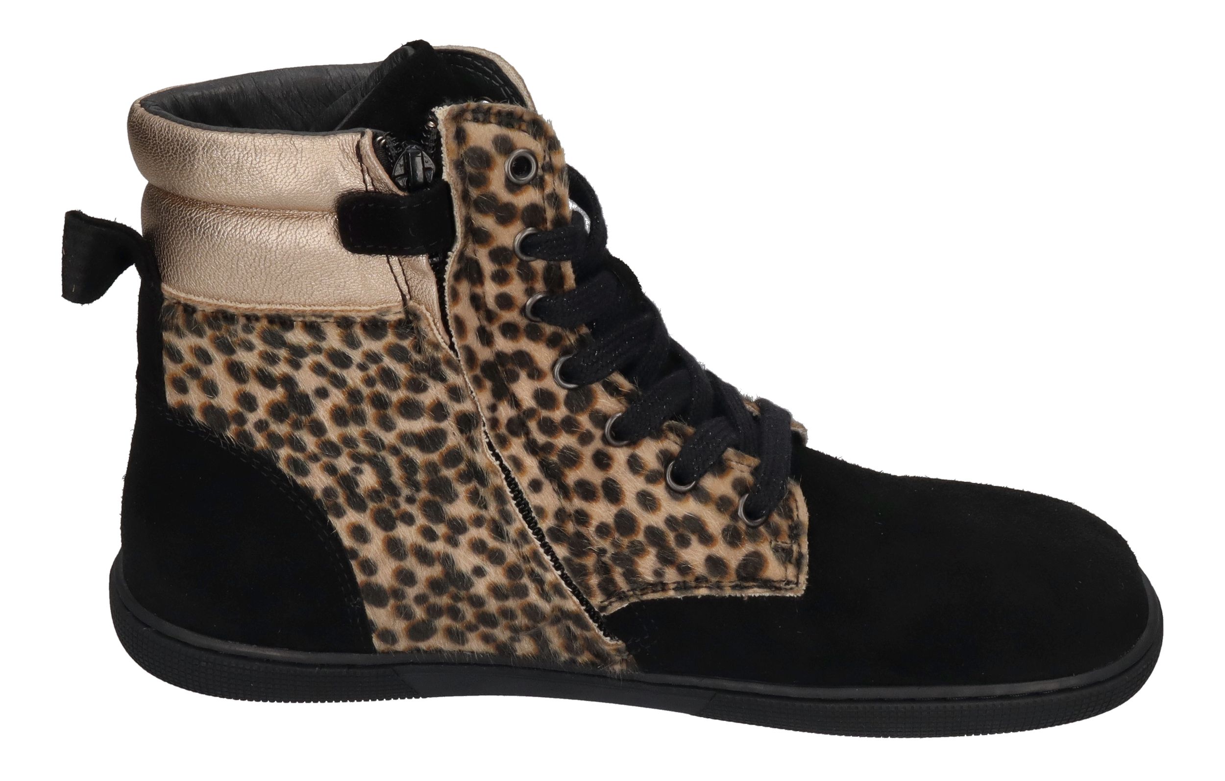 KOEL Damenschuhe - Barefoot Booties FLORENCE FANTASY - black gold