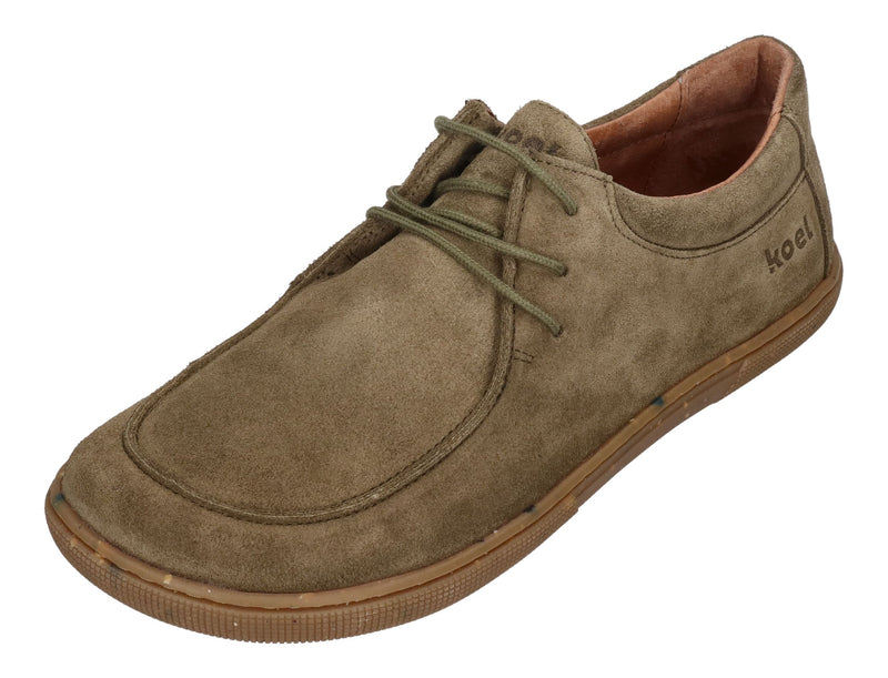 KOEL Damenschuhe Barefoot Schnürschuhe FAGO SUEDE olive