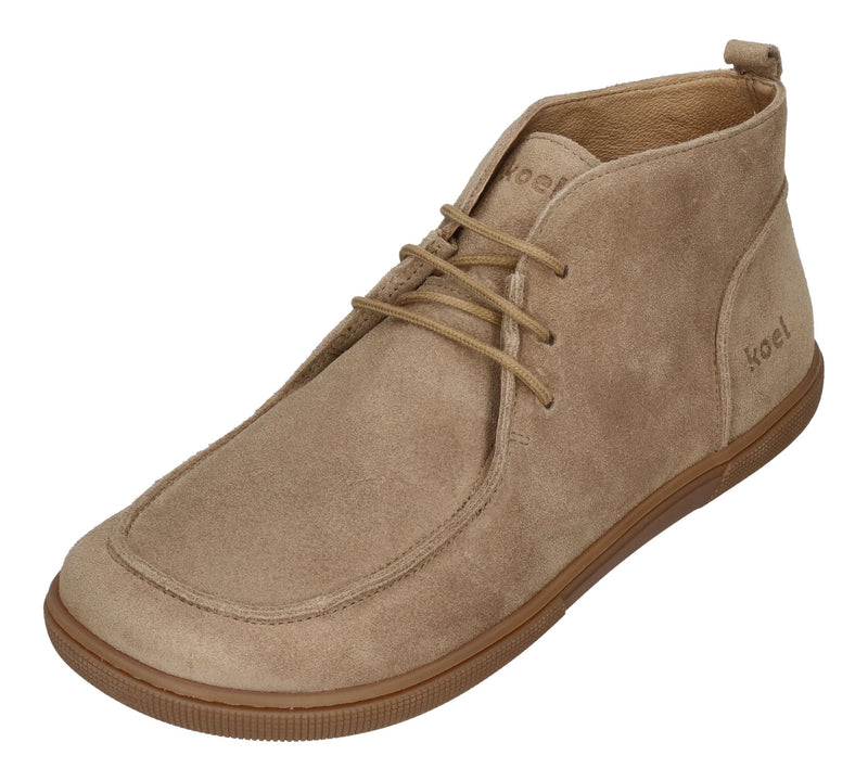 KOEL Damenschuhe - Barefoot Schnürschuhe FAYE - taupe