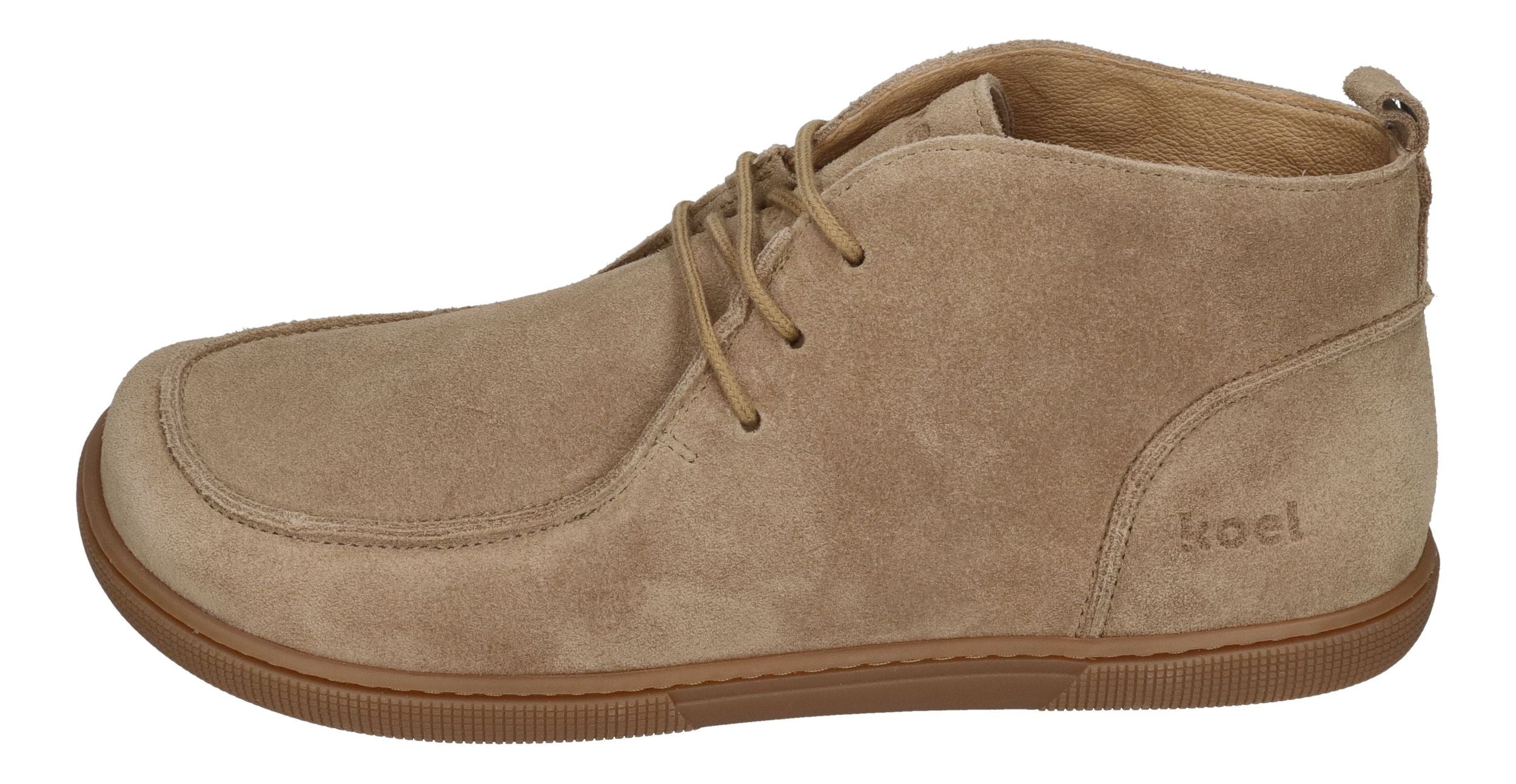 KOEL Damenschuhe - Barefoot Schnürschuhe FAYE - taupe