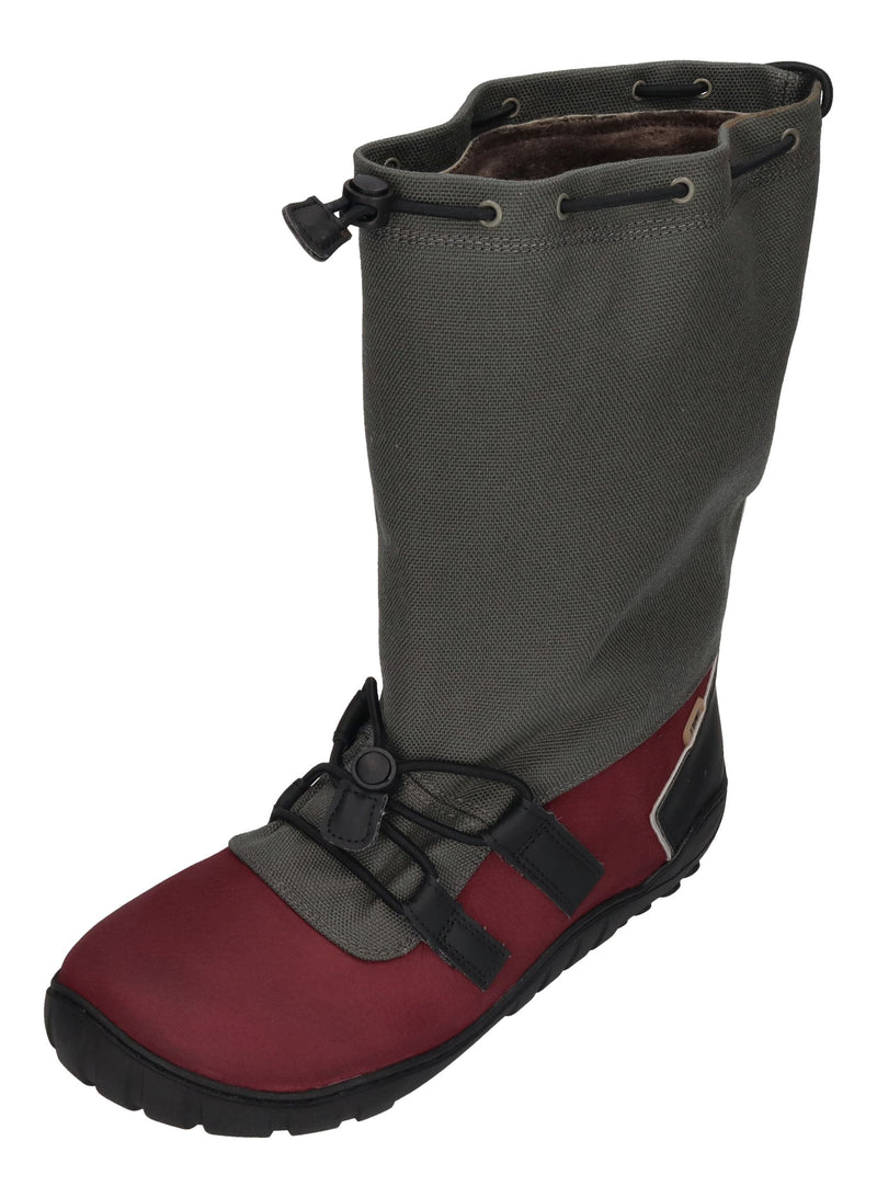 KOEL Damenschuhe Barefoot Stiefel RANA TEX LEGION bordo
