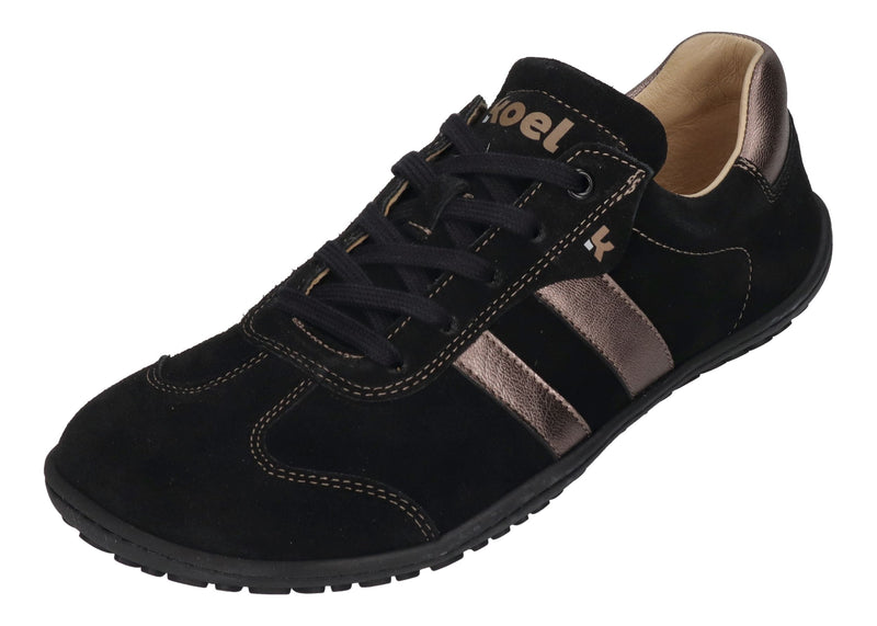 KOEL Damenschuhe Barfuß Sneakers ILA SUEDE - black bronze