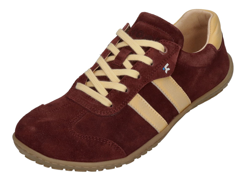 KOEL Damenschuhe Barfuß Sneakers ILA SUEDE - bordo