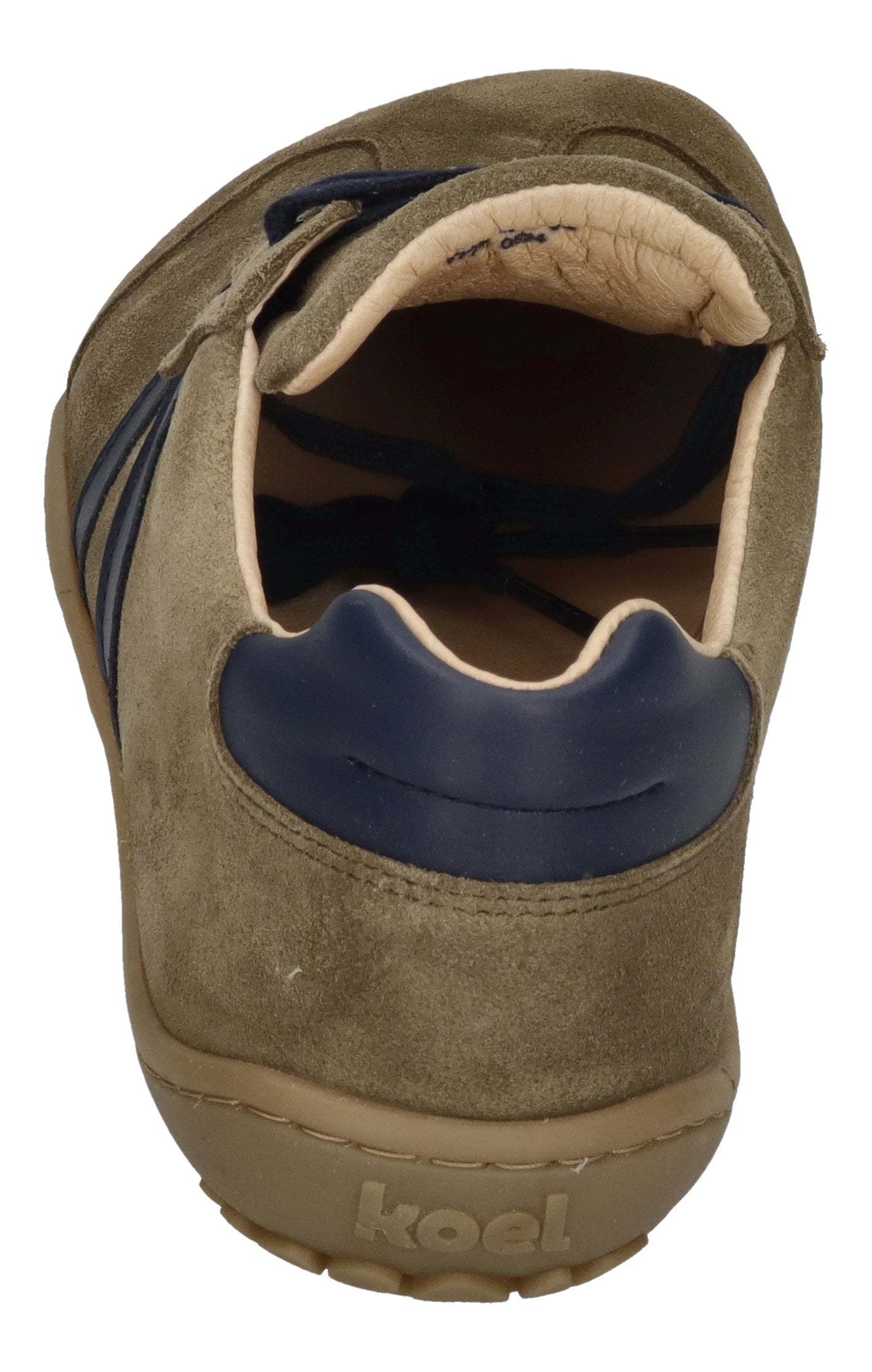 KOEL Damenschuhe Barfuß Sneakers ILA SUEDE - olive