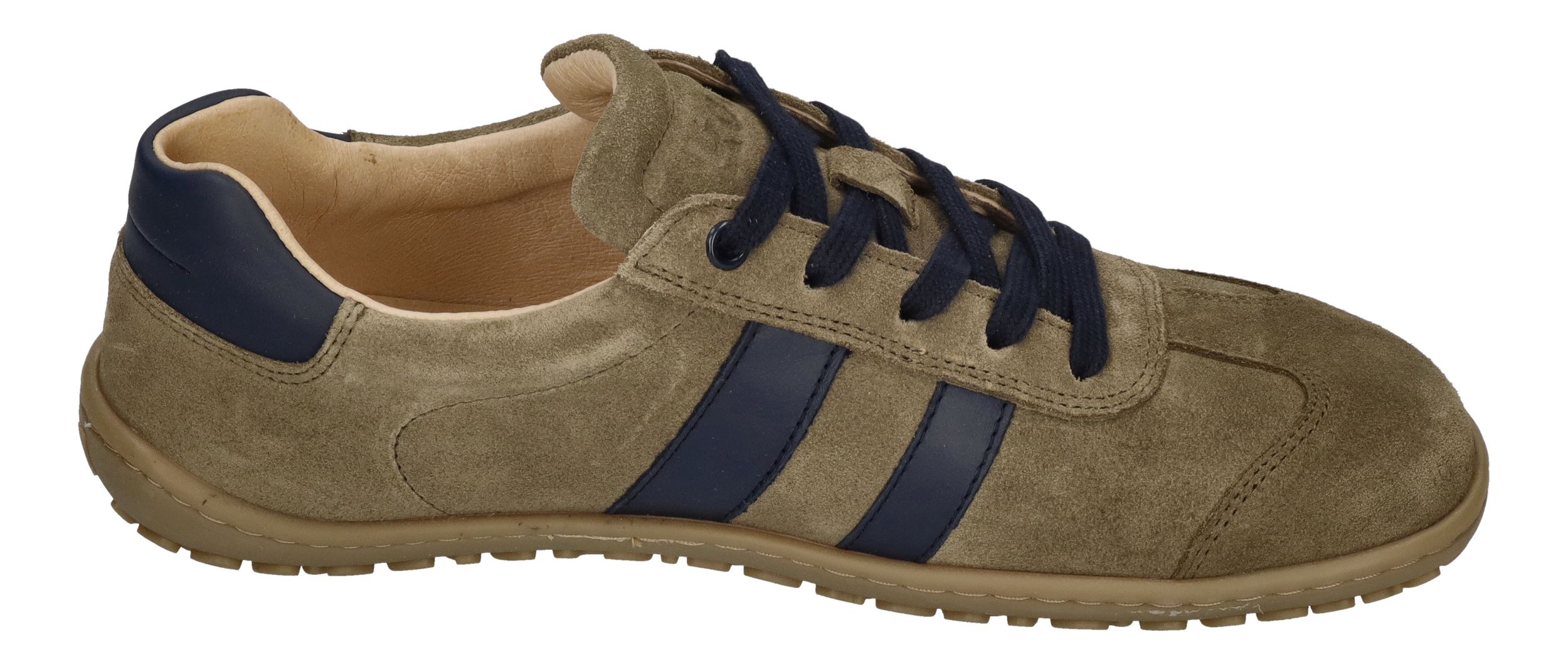 KOEL Damenschuhe Barfuß Sneakers ILA SUEDE - olive